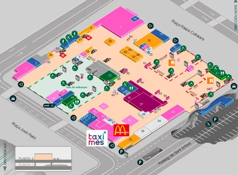 Precio del taxi desde la estación de Sants al Puerto de Barcelona - Cómo ir de la estación de tren de Barcelona al puerto de Barcelona precio taxi estación sants puerto de barcelona - Cómo ir de la estación de tren de Barcelona al puerto de Barcelona