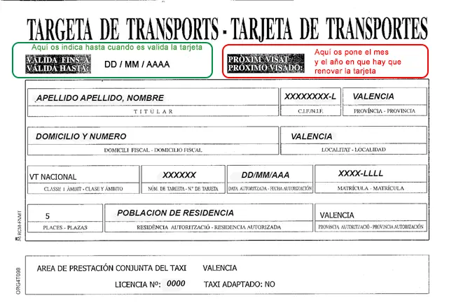 Licencia de taxi Valencia - Cuántas licencias de taxi puede tener una persona en Valencia licencia de taxi valencia - Cuántas licencias de taxi puede tener una persona en Valencia