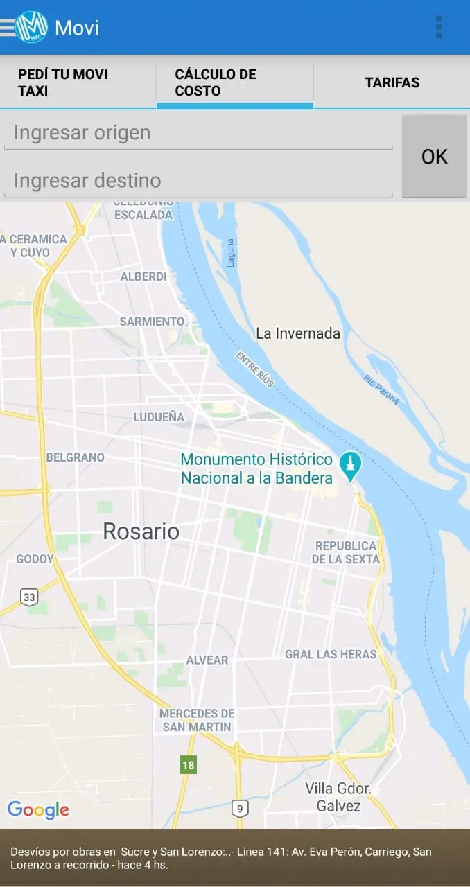 Calcular costo de viaje en taxi Rosario - Cuánto aumento el taxi en Rosario calcular costo de viaje en taxi rosario - Cuánto aumento el taxi en Rosario