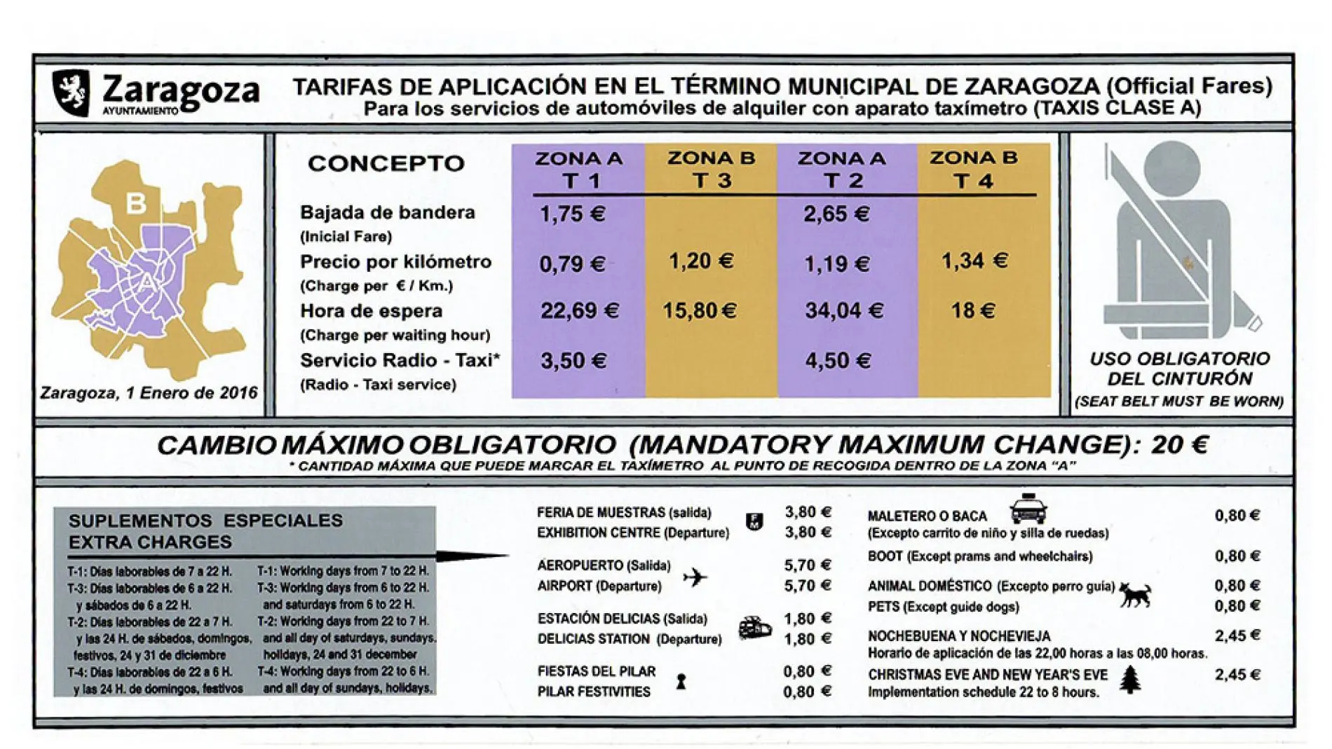 Precio de taxi de La Muela a Zaragoza - Cuánto cuesta un taxi de la muela a Zaragoza precio taxi zaragoza la muela - Cuánto cuesta un taxi de la muela a Zaragoza