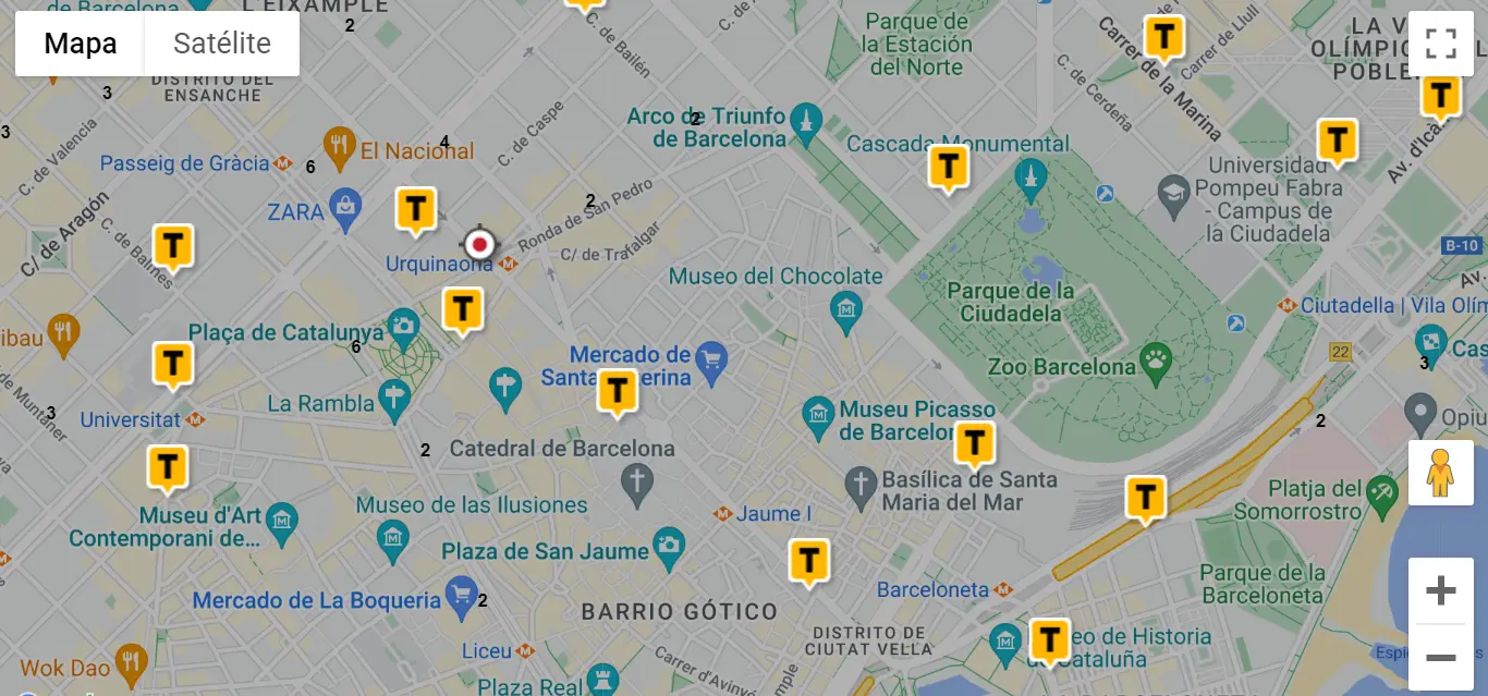 Mapa del área metropolitana de Barcelona en taxi - Qué incluye área metropolitana Barcelona mapa area metropolitana barcelona taxi - Qué incluye área metropolitana Barcelona